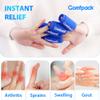 Comfpack 4PCS Finger Sleeves Gel Ice Pack, Finger and Toe Thumb Cold Gel Ice Packs, Reusable Hot Cold Compression Finger Brace Ice Packs for Injuries, Arthritis, Trigger Finger, Gout, Sprain view 2