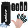 Comfpack 4PCS Finger Sleeves Gel Ice Pack for Pain Relief, Reusable Hot Cold Compression Finger Brace Ice Packs for Injuries, Trigger Finger, Arthritis, Knuckle Immobilization, Gout, Sprain view 1