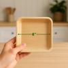 100% Natural 6 Palm Leaf Square Plate (100 pack), Compostable & Biodegradable Dinnerware for Catering, Birthdays, Halloween, BBQs, Thanksgiving, Alternative to Paper & Bamboo Plates Disposable view 2