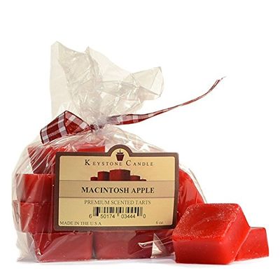 3 Bags of Macintosh Apple Scented Wax Melts Candle for Wedding/Dinner, Holiday Event, Home Decoration, 6 oz, 1 15/16 in. Wide x 5/8 in. Thick per Piece, 1 Bag of 10 Pieces