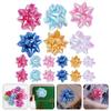 Abaodam 50pcs Box Star Pull Flower Ribbon Boxing Day Holiday Decoration Bow Present Bows for Presents Wine Bottles Pull Bows Gradient Bows Present Basket Pull Bows Mini Plastic Flower Pp view 4