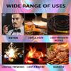 ASHILD Bulk Trench Lighters for Men - Vintage Wheeled Kerosene Stick Lighters, Small and Cool Design (No Gas) (Black) view 4