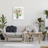 Abstract Bouquet Vase Floral, 24 x 30 Inch Canvas Wall Art view 2