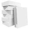 24 Packs Extra Large Gift Box with Lids for Presents, 17x11x4 Inch White Clothing Boxes for Wrapping Gifts, Robes, Shirts, Sweater Cardboard Boxes Bulk for Christmas, Birthday - Cajas Para Regalos view 1