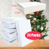 24 Packs Extra Large Gift Box with Lids for Presents, 17x11x4 Inch White Clothing Boxes for Wrapping Gifts, Robes, Shirts, Sweater Cardboard Boxes Bulk for Christmas, Birthday - Cajas Para Regalos view 2