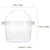 Healvian Dessert Plastic Bowl Treat Cups for Yogurt Pudding Cups Disposable Ice Cream Lids view 2