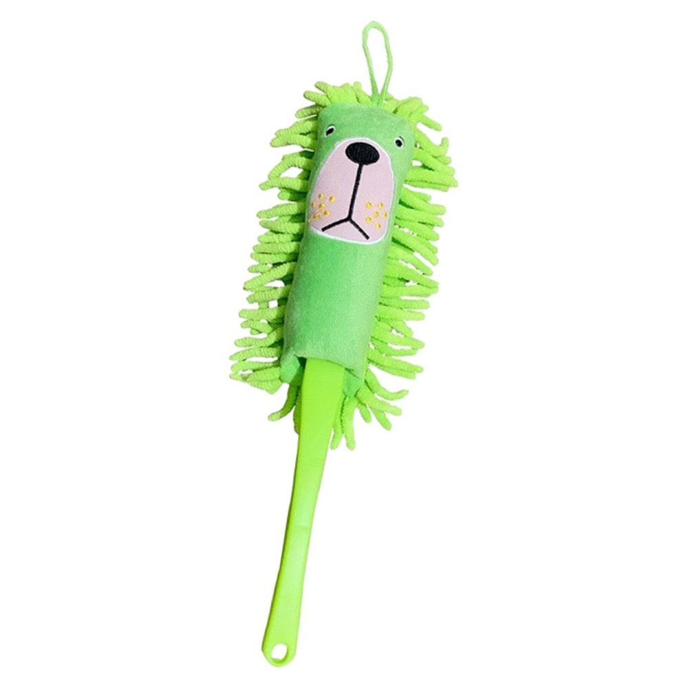 Almencla Soft Microfiber Duster Brush Kids Toy Brush Detachable Cartoon Multipurpose Washable Duster for Kitchen Window Cleaning
