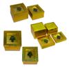 Expo International Value Pack of Hologram Set with Decorative Christmas Tree Sequin A Gift Boxes, Gold view 1