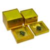 Expo International Value Pack of Hologram Set with Decorative Christmas Tree Sequin A Gift Boxes, Gold view 3