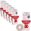 Eco-Dent VeganFloss Dental Floss, Waxed, Cranberry-Aloe - Floss with Vegan Plant-Based Wax, Recyclable Cardboard Packaging, 100 Yds (Pack of 6) view 1
