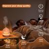 200ml Glass Reservoir Essential Oil Diffuser with Glass Dome Ultrasonic Aromatherapy Diffuser with Four Timer Colorful Light Auto-Off for Home Office Bedroom view 4