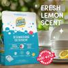 Lemi Shine Natural Dishwasher Pods | All-In-One Powder & Gel Dishwasher Detergent Pods with Powerful Citric Acid | Eco Friendly Dish Wash Cleaning Supplies (52 Count) view 4