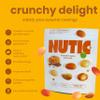 Nutic Pumpkin Spice Almonds - 1 Lb Premium Pumpkin-Flavored Almond Snacks in a Resealable Bag - Ideal for Seasonal Snacking Adventure, Made in USA (Pack of 1) view 3