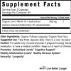 Nutri Organic Lions Mane Supplement Capsules - 1900 mg, 10:1 Dual Extraction, 120 Count - Certified Organic Mushroom Extract (Fruiting Body) - Third Party Tested - Cognitive Support, Heart Health view 4