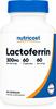Nutricost Lactoferrin Capsules (60 Capsules, 300mg) Third-Party Tested, Gluten-Free, Vegetarian, GMP Compliant, Non-GMO Product - 60 Servings view 1