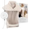 Pure Enrichment PureRadiance Back & Neck Luxury Heating Pad for Pain Relief, Patented Design, Soft Faux Fur & Micromink, 6 Heat Settings, Machine Washable, Universal Fit, 31.5 x 24 (Golden Sands) view 1