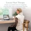 Pure Enrichment PureRadiance Back & Neck Luxury Heating Pad for Pain Relief, Patented Design, Soft Faux Fur & Micromink, 6 Heat Settings, Machine Washable, Universal Fit, 31.5 x 24 (Golden Sands) view 3