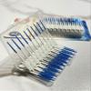 120 pcs. Interdental Brush, Dental Floss, Teeth Cleaning Tool, Braces, Implants, Toothpick, Teeth Cleaning Head, Oral Dental Floss, Soft Dental Sticks, Refill, Toothpick Cleaners (Blue) view 4