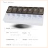 7 Day Weekly Pill AM PM Organizer, ShysTech Large Pill Case Pill Box for Pills/Vitamin/Supplements/Medication (Black/White) view 2