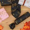100 Sheet Thankyou Gift Wrapping Tissue Paper 14x20 Recyclable Black with Metallic Gold Packaging Bag for Wedding Birthday Showers Art Craft Party Favor Decoration view 3