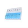 7 Day Weekly Pill AM PM Organizer, ShysTech Large Pill Case Pill Box for Pills/Vitamin/Supplements/Medication (Blue/White) view 1