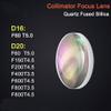 GatherTOOL 1PC Fiber Laser Collimator Lens Focus Lens D16F60 D20F150 Quartz Fused Sillica for SUP20S/21S/21C/21T Laser Cleaning Head (Size : D20 F400 T4.5) view 2