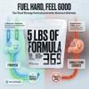 Formula 369 High Carbohydrate Sports Fuel Value Size 5 lb (73 Servings) for Energy & Hydration Unflavored Sports Drink Mix Vegan, Allergen-Free view 3