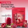 PowerVitamin Electrolytes Powder Packets - Raspberry - Keto Electrolytes for Daily Energy - Hydration Powder with 1000mg Potassium, 120mg Magnesium, Zero Calories - 30 Hydration Packets view 2