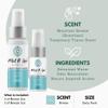 Mist N' Go by Omaze Travel Odor Eliminator - Toilet Spray for Bathroom Air Freshener - Daily Pack (2oz x1 + 1oz x1) view 2