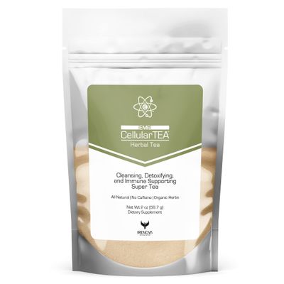 Renova Worldwide CellularTea Organic Detox Tea - Caffeine-Free Cleansing Tea for Everyday Detox, Gut Cleanse, Digestive Health and Immunity Support - 48 Servings