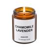 ANSOYER Massage Oil Candle, Romantic Gift SPA Use Home Scented Candle Body Oil, Ultra Hydrating Body Care with Soybean Oil, 4.5oz (Chamomile Lavender) view 1