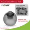 Phonak Vented 4.0 Dome Medium (0.35 inch=9mm) 10 Domes, Genuine OEM Switzerland Replacement by Sonova, Hearing Aid Domes for Phonak Audeo Marvel Paradise Lumity Accessories -1 Pack/10 Domes Total view 2