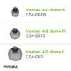 Phonak Vented 4.0 Dome Medium (0.35 inch=9mm) 10 Domes, Genuine OEM Switzerland Replacement by Sonova, Hearing Aid Domes for Phonak Audeo Marvel Paradise Lumity Accessories -1 Pack/10 Domes Total view 4