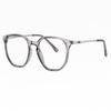 VENOAL TR Fashion Large Frame Anti-Blue Light Reading Glasses Anti-Blue Light Blue Light Blocker Relieve Eye Fatigue (Color : Gray, Size : +0.00) view 2