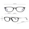 VENOAL TR Fashion Large Frame Anti-Blue Light Reading Glasses Anti-Blue Light Blue Light Blocker Relieve Eye Fatigue (Color : Gray, Size : +0.00) view 3