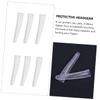 Beavorty 200pcs Tip Protector Silicone Cover for Elbow Clips and Dolphin Clips Non-skid Replacement for Home and Easy to Use for Crafting and Projects view 2