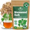4 oz. Wormwood Tea Wormwood Herb Dried Herb Tea (Artemisia Absinthium) - 113g Dry Wood Worm Artemisiae Absinthii Herba Artemisa Ajenjo Hierba view 1