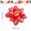 70pcs Christmas Pull Bows 2 Inch Star Ribbon Bows Present Pull Bow Wrapping Basket Bag Bows for Xmas Birthday Anniversary Party Supplies (Mixed Color) view 2