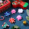 70pcs Christmas Pull Bows 2 Inch Star Ribbon Bows Present Pull Bow Wrapping Basket Bag Bows for Xmas Birthday Anniversary Party Supplies (Mixed Color) view 4