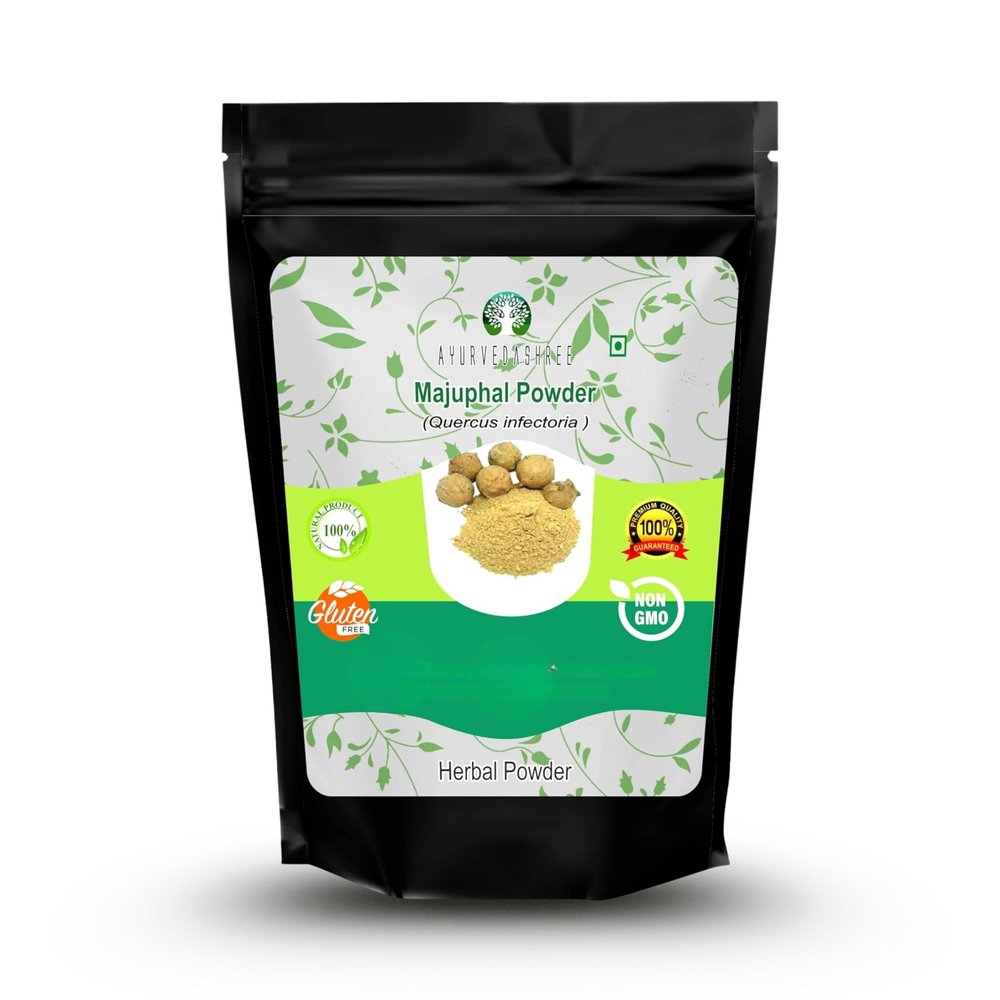 AYURVEDASHREE Majuphal Powder 50 Gm | Galnuts Powder (Quercus infectoria) | 100% Pure Quercus Infectoria/Majuphal/Manjakani