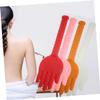 KALLORY 2pcs Plastic Health Massage Hammer Palm-Shaped for Fitness Therapy and Fatigue Relief for Back and Neck Massage White view 3