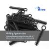 1040 Power Sticks Ligature Ties Orthodontic Ligature O-Ties, Elastic Ligature Bands, Elastic ties O-Rings Elastic Bands for Braces 26 ties on each stick (Deep Black) view 2