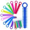 1040 Power Sticks Ligature Ties Orthodontic Ligature O-Ties, Elastic Ligature Bands, Elastic ties O-Rings Elastic Bands for Braces 26 ties on each stick (Mix Color) view 1