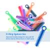 1040 Power Sticks Ligature Ties Orthodontic Ligature O-Ties, Elastic Ligature Bands, Elastic ties O-Rings Elastic Bands for Braces 26 ties on each stick (Mix Color) view 2