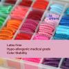 1040 Power Sticks Ligature Ties Orthodontic Ligature O-Ties, Elastic Ligature Bands, Elastic ties O-Rings Elastic Bands for Braces 26 ties on each stick (Light Pastel Pink) view 4