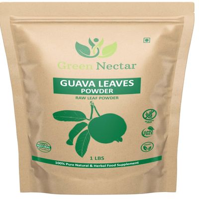 Guava Leaf Powder (100% Natural & Pure), Guava Leaf Tea, Vegan (16 Oz - 1 Pack)