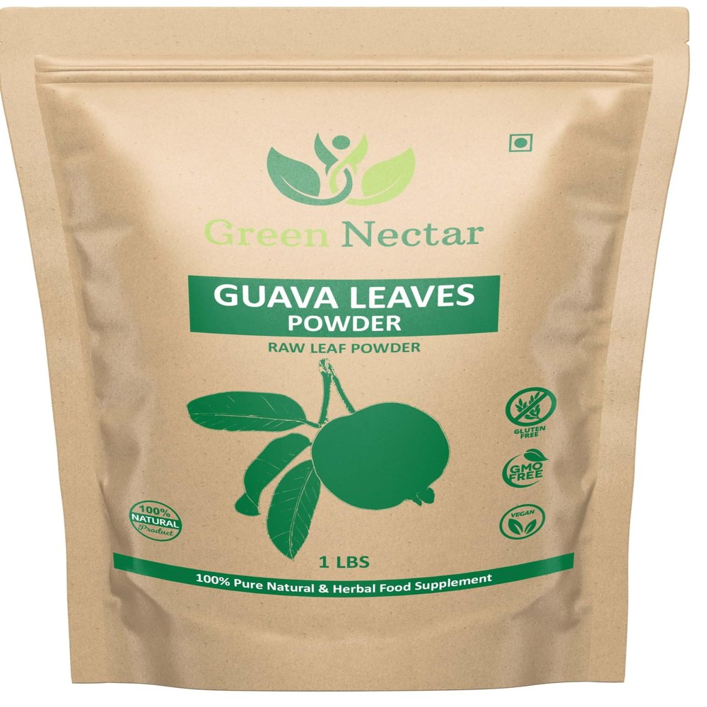 Guava Leaf Powder (100% Natural & Pure), Guava Leaf Tea, Vegan (16 Oz - 1 Pack)