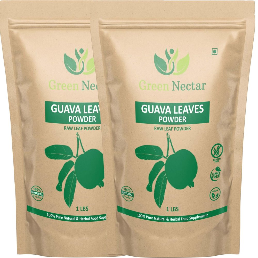 Guava Leaf Powder (100% Natural & Pure), Guava Leaf Tea, Vegan (16 Oz - 2 Pack)