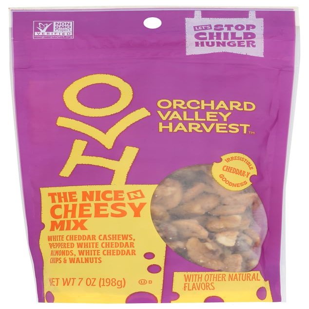 Orchard Valley Harvest The Nice & Cheesy Trail Mix, Kosher, Non-GMO, 7 Ounce (Pack of 5)