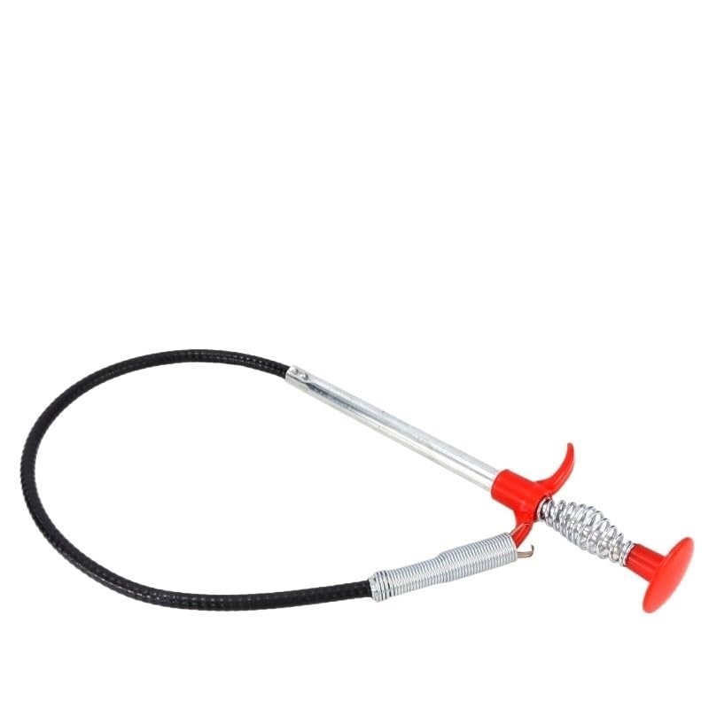 drain clog remover Herramienta De Dragado De Tuberas De Resorte, Limpiador De Drenaje De Alambre De Metal, Palo De Dragado De Alcantarillado, Gancho De Tubera, Removedor De Obstrucciones, Herramient